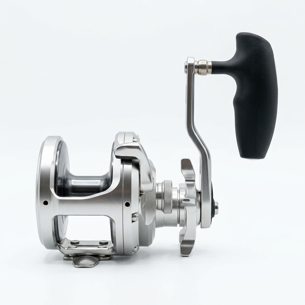 Carrete Shimano OCEA JIGGER 4000HG plateado para jigging en agua salada