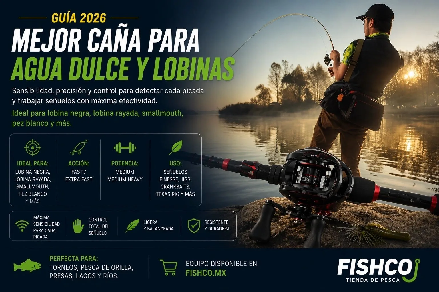 CÓMO ELEGIR LA MEJOR CAÑA DE PESCA PARA CADA TIPO DE PESCA (GUÍA 