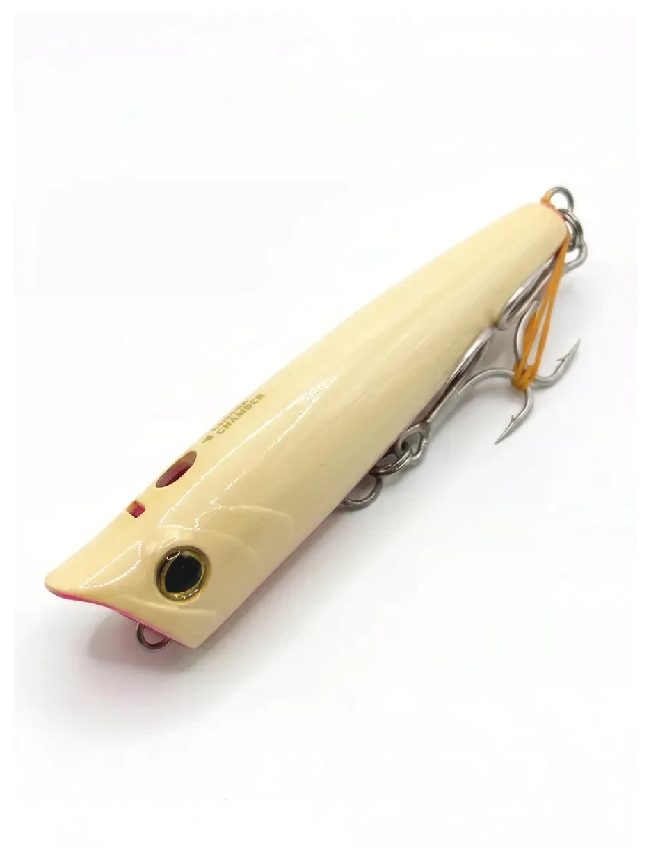 Señuelo de lance Spouter Bone Pink Ocea de 94 g, color bone con detalles rosa