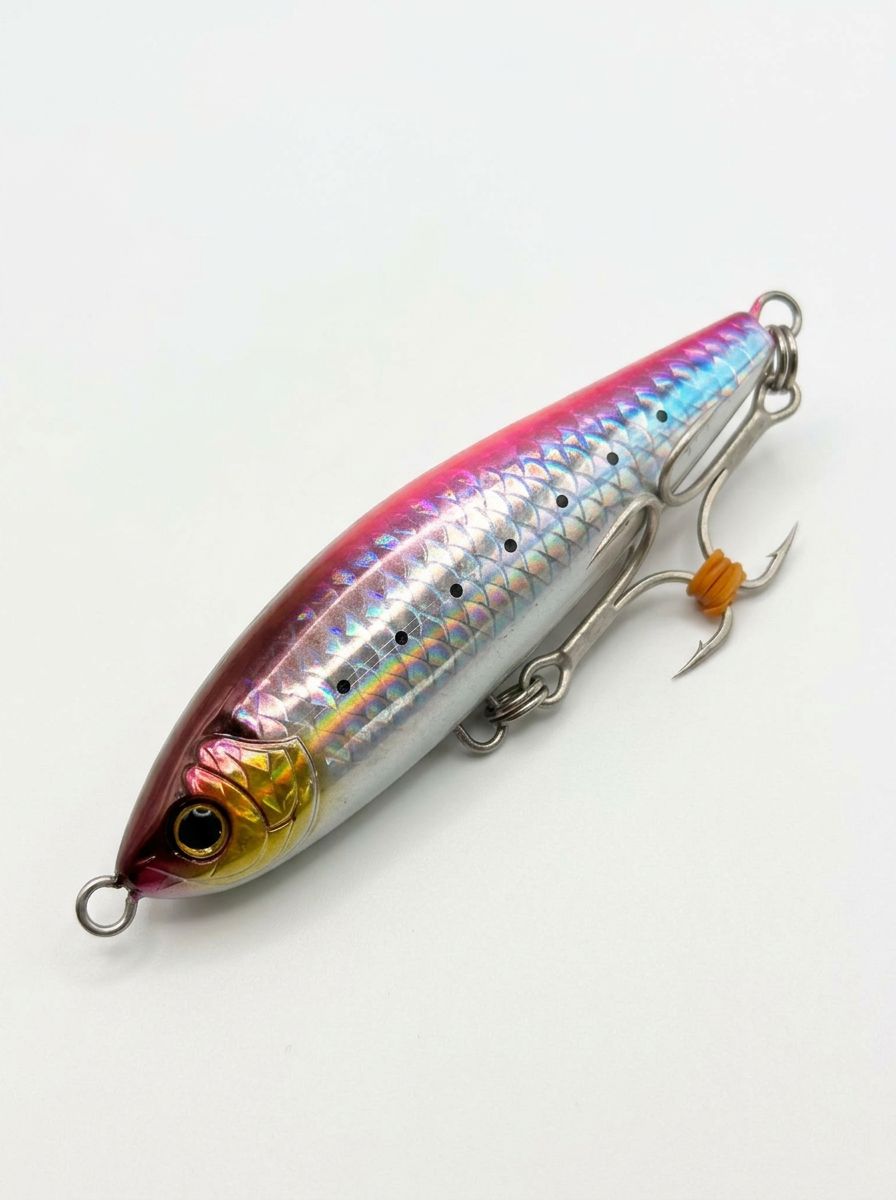 Señuelo Head Dip Jet Boot Pink Silver Ocea de 69 g, stickbait hundible rosa plata