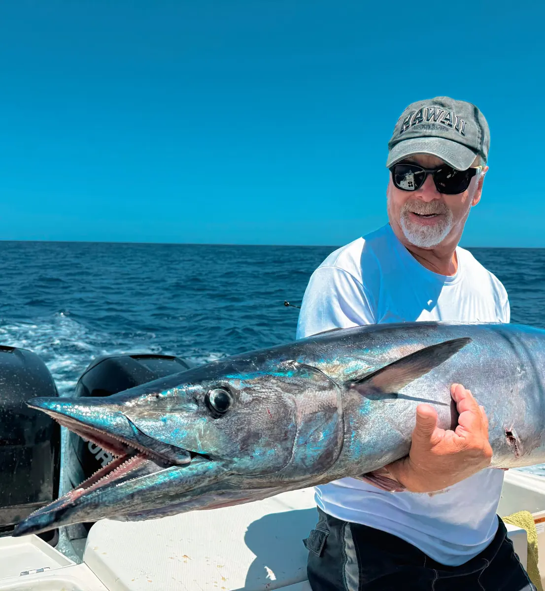 Wahoo capturado en una pesca real en México