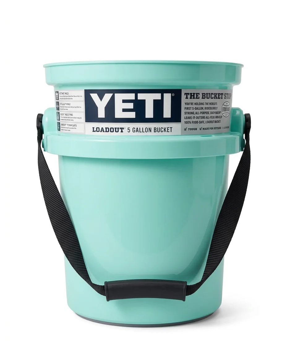Cubeta YETI Loadout de 5 galones color verde