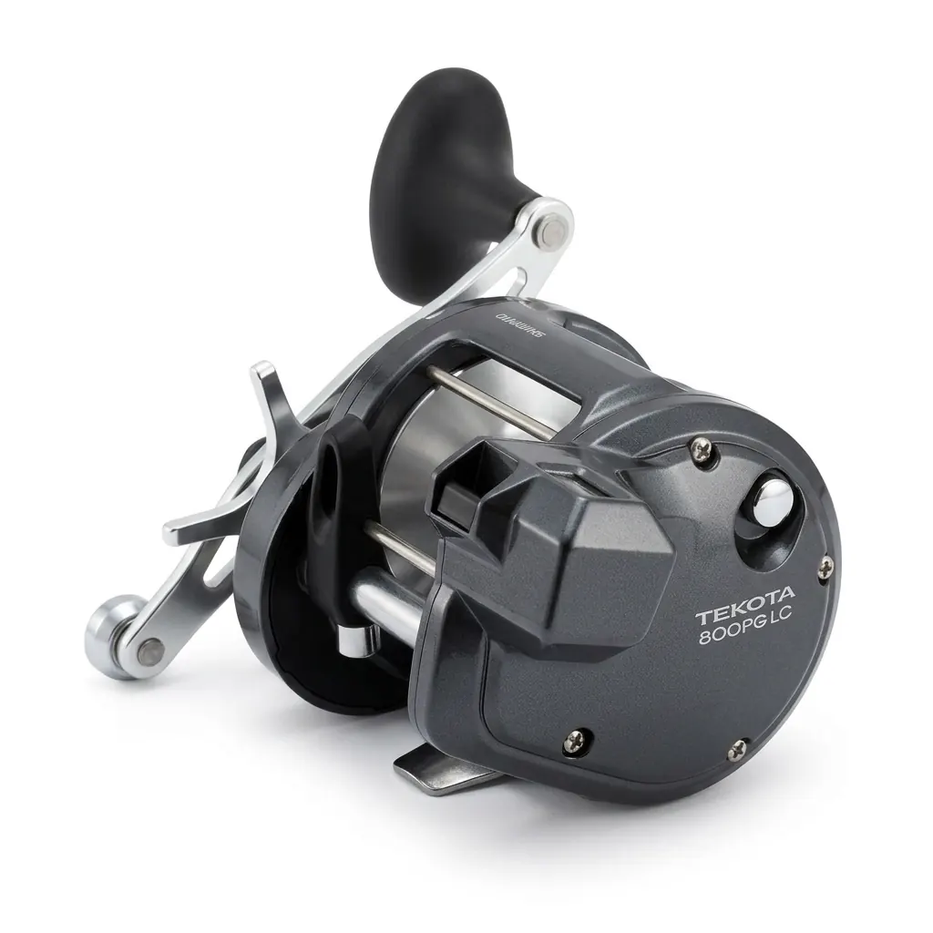 Carrete Shimano Tekota 800PG LC con contador de línea