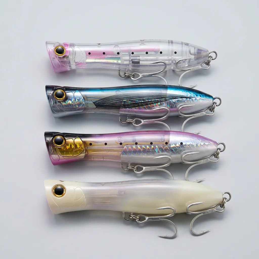 Señuelos Shimano Ocea Bomb Dip reales en colores surtidos